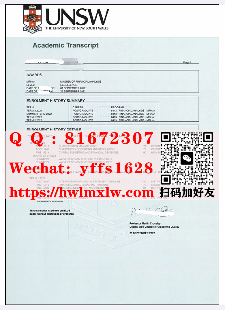 澳大利亚新南威尔士大学成绩单范本|购买新南威尔士大学成绩单|仿制新南威尔士大学研究生毕业文凭|办理新南威尔士大学学位学历证书|University of New South Wales transcript