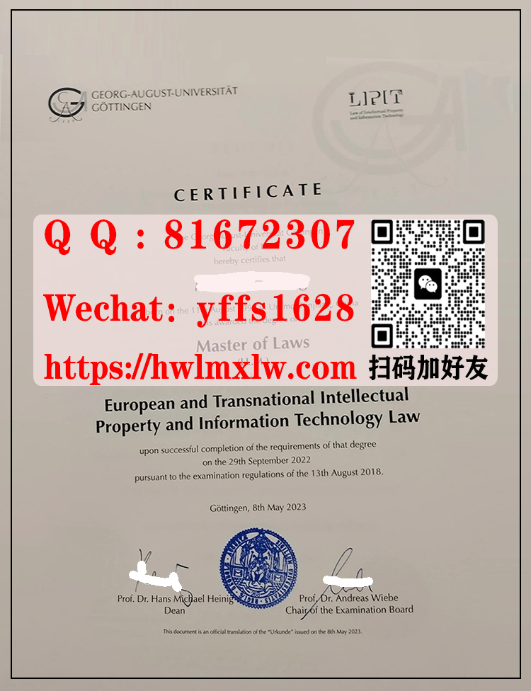 德国哥廷根大学2023年硕士学历证书范本|制作哥廷根大学硕士学历证书|新版哥廷根大學碩士學位畢業證書樣本|辦理新版哥廷根大學碩士學位畢業證書|購買哥廷根大學學士學歷文憑|Georg-August-Universität Göttingen Master Diploma Certificate